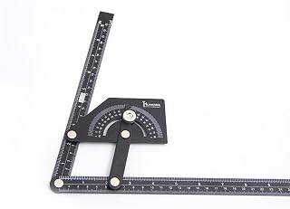 Shell Angle Finder | Precision Angle Protractor Rusted Aluminum Alloy - Multipurpose Construction Protractors 0-180 Degree with Clear Scales for Woodworking