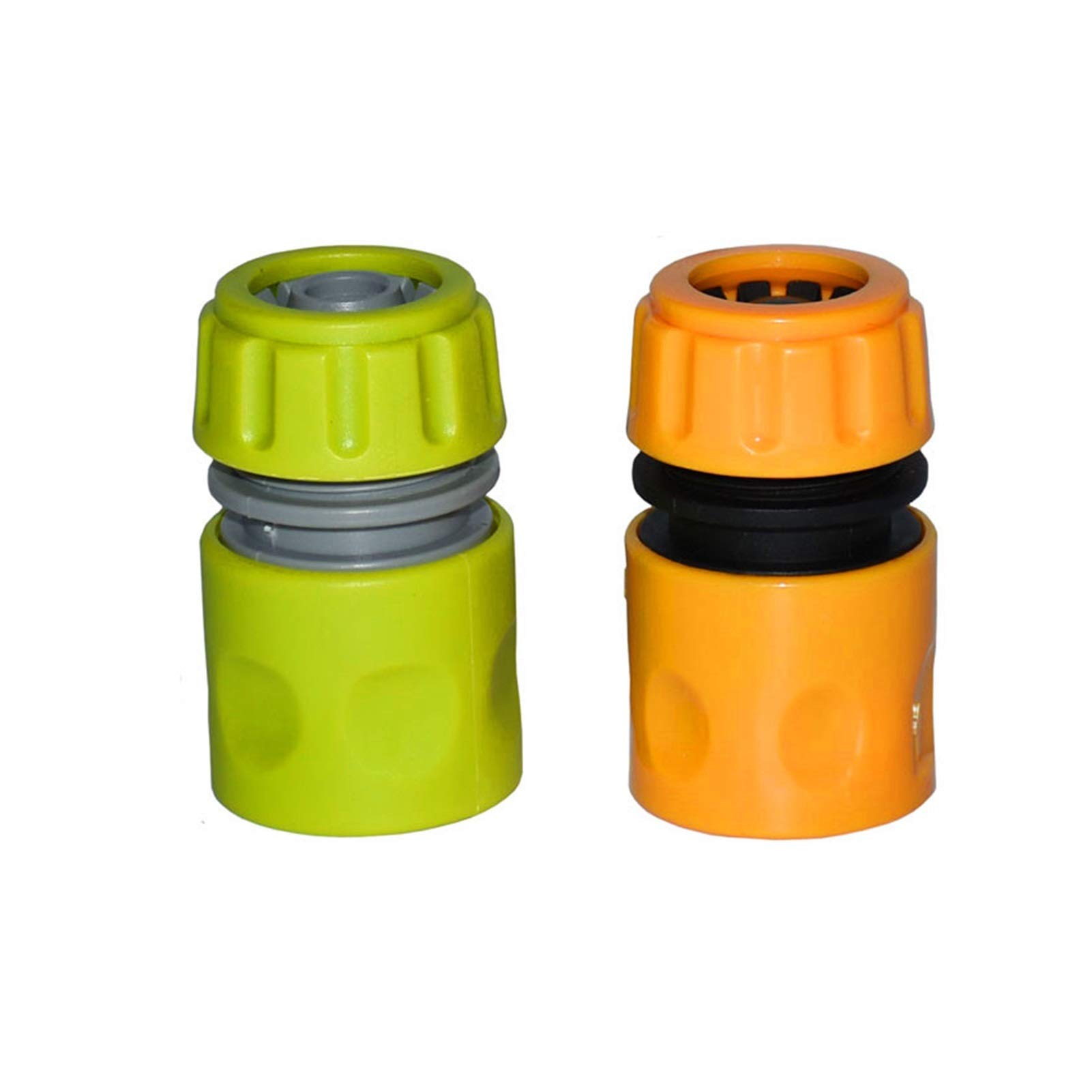Garden Hose Fittings Car Wash Quick Connector Hose Connector 1/2 Water Connector Drip Irrigation Fittings Faucet 10 Sets (Color : Yellow, Diameter : 1/2'')