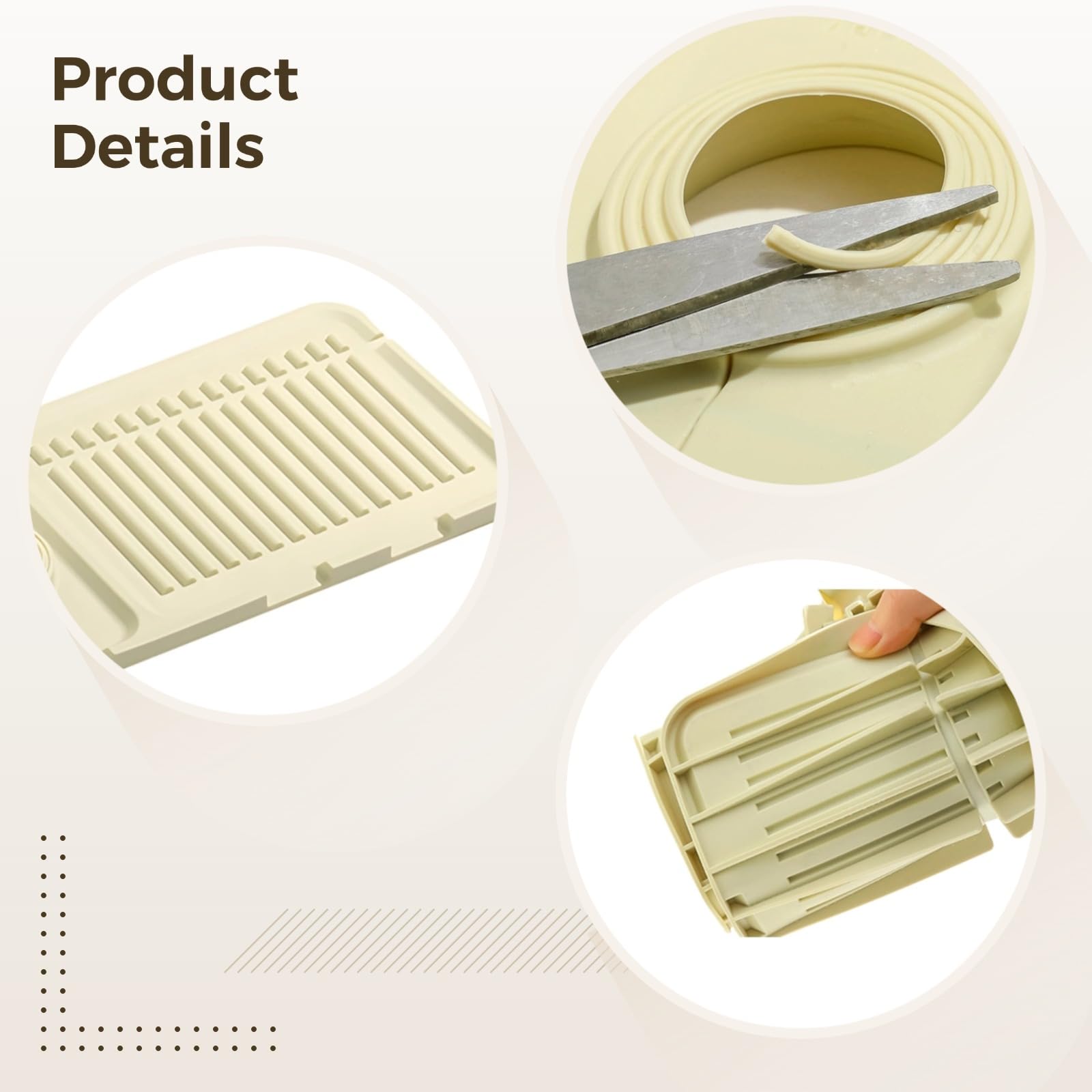 Generisch Sink Mat mit Gefälle und Ablauf, Silikon Wasserumleiter Pad für die Arbeitsplatte, Spülmatte mit erhöhtem Rand, Abtropfmatte mit schrägem Design, Organizer für Spüle und Waschbereich
