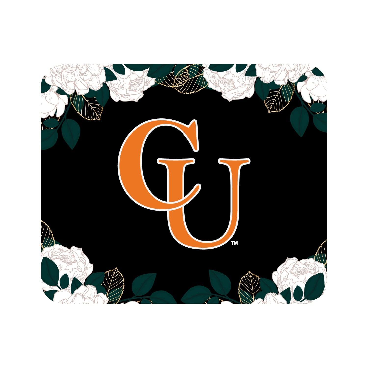 Mouse Pad, Fabric, Campbell University Standard/Floral White