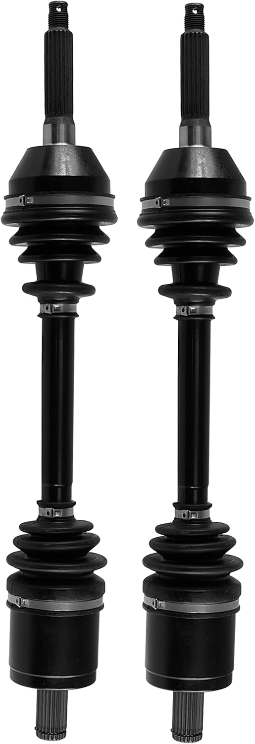 Caltric Front Left & Right Axles Compatible with Polaris Sportsman 400 500 600 700 800 Mv7 2005 / Sportsman 800 EFI 2006