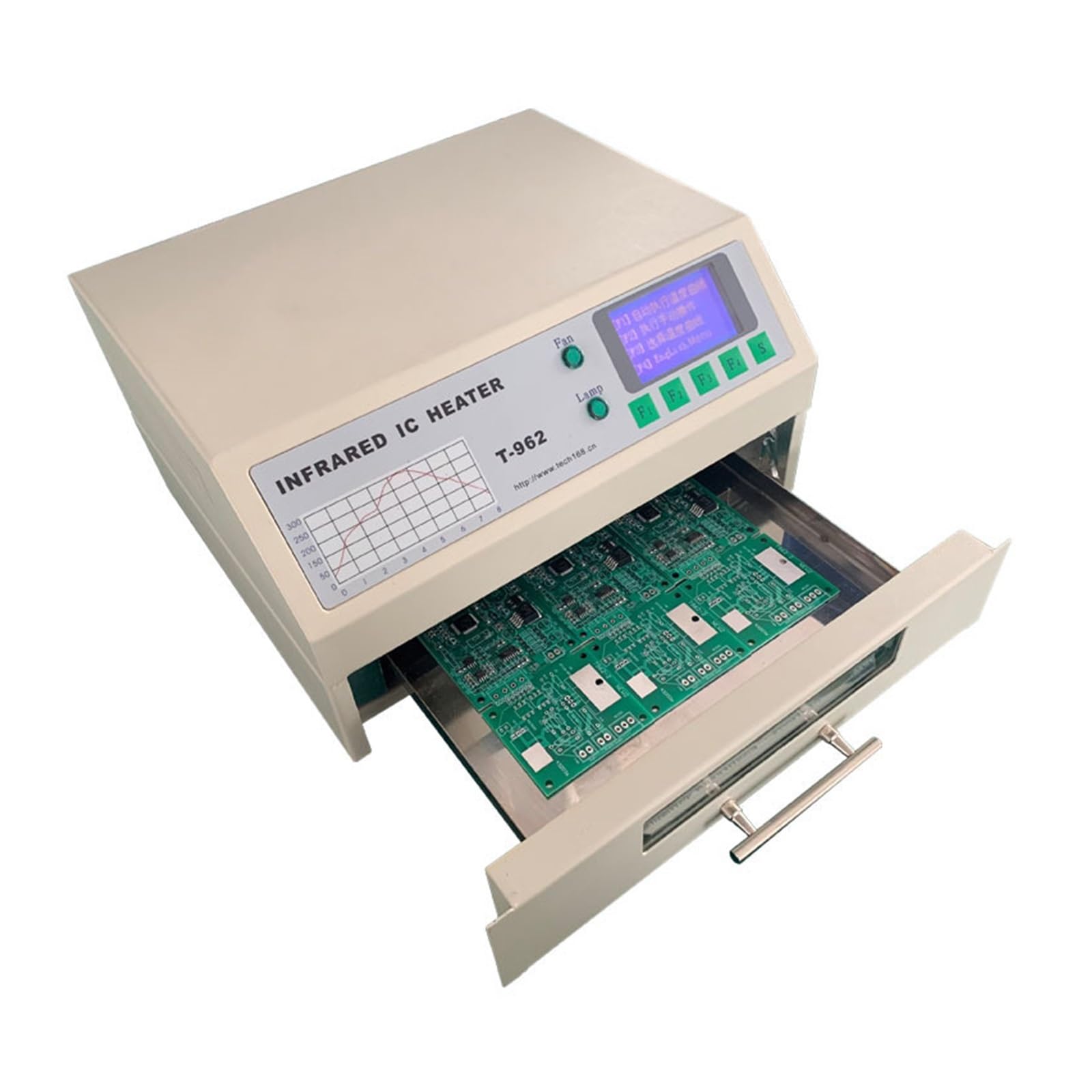 T962 Reflow Equipment Forno a infrarossi for riflusso for riscaldamento IC Stazione di rilavorazione BGA Applicazioni versatili