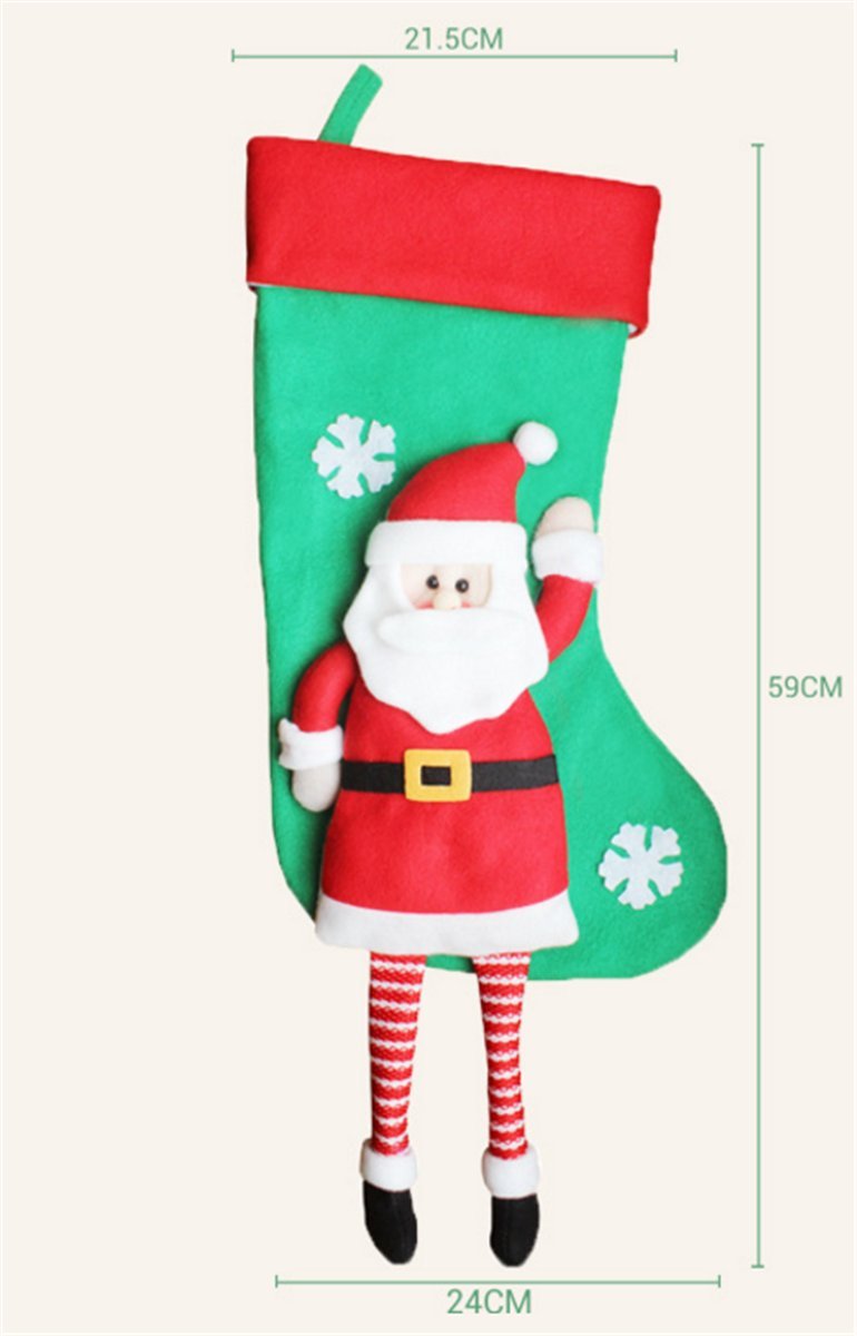 Amazon | SUJESI クリスマスブーツ お菓子 靴下 キャンディ入れ 大判