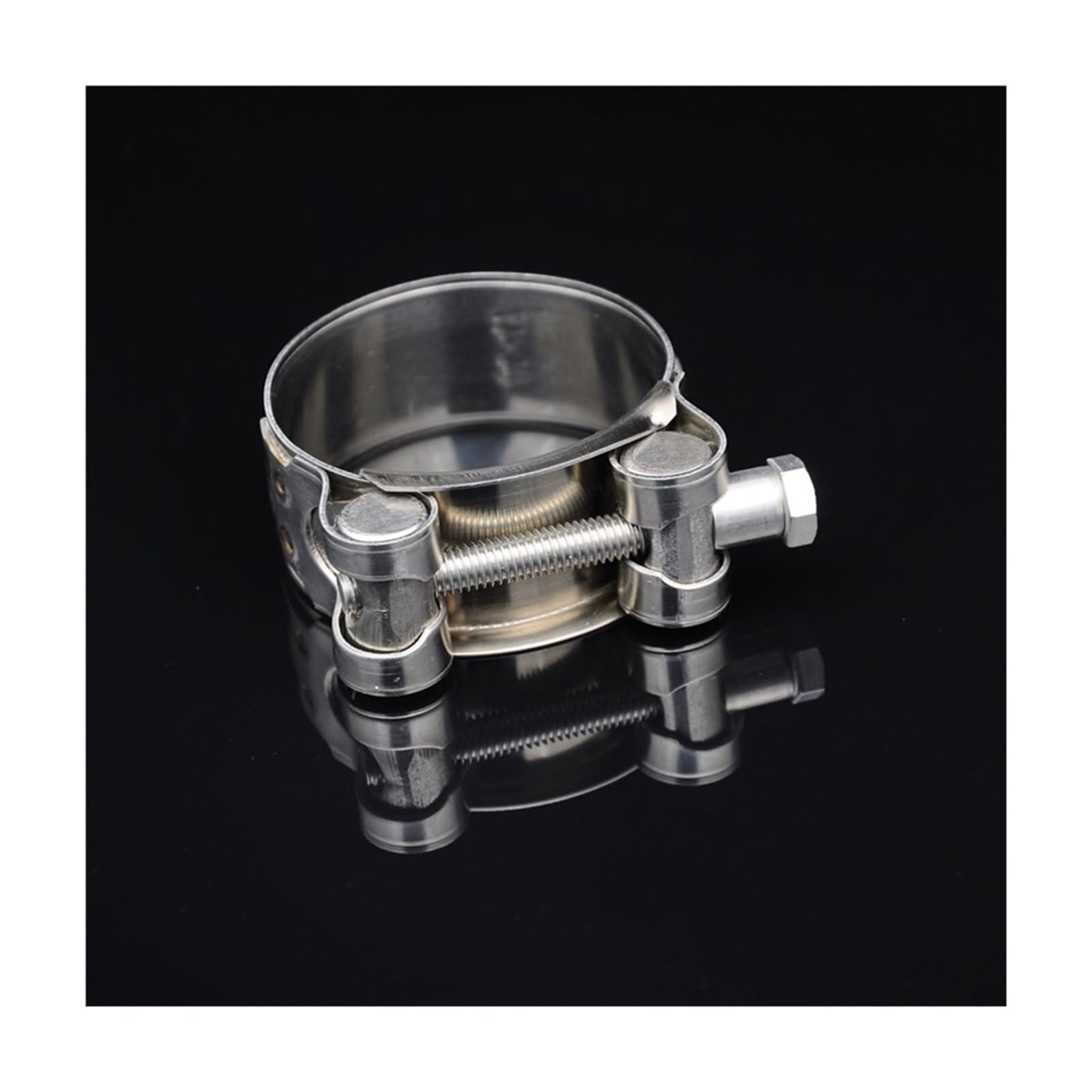 304 roestvrij staal versterkt de klem slangklem ronde lucht waterleiding brandstofslang clips van waterleiding bevestigingsmiddelen klemmen, diameter 64 mm, 67 mm (2 stuks