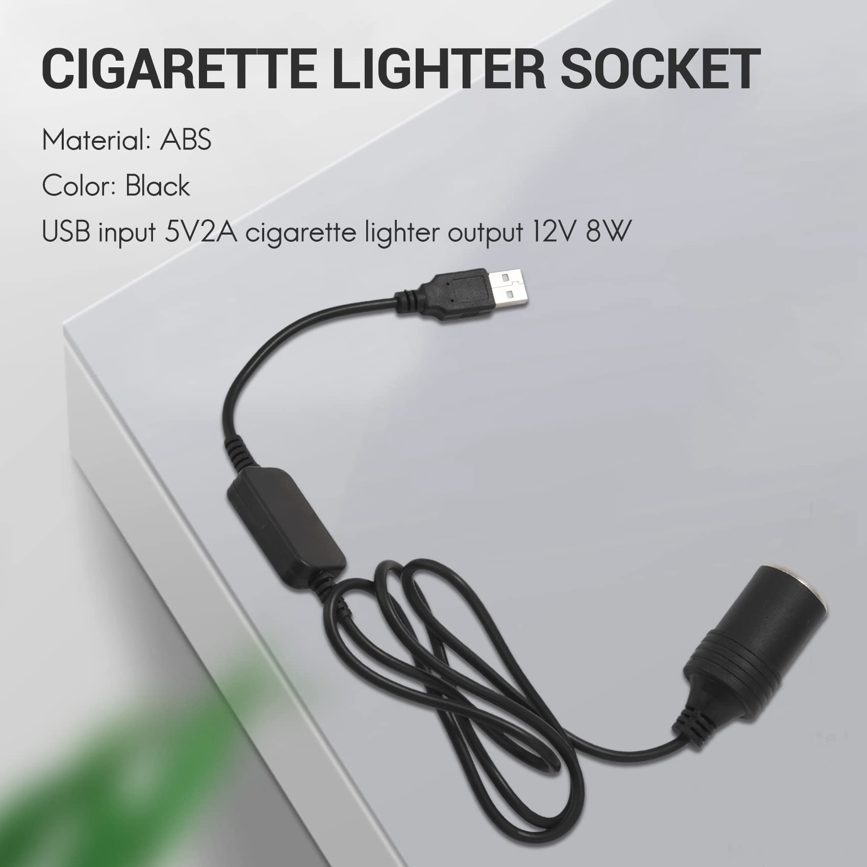 Lntyq Convertitore, porta USB per presa accendisigari da auto da 12 V