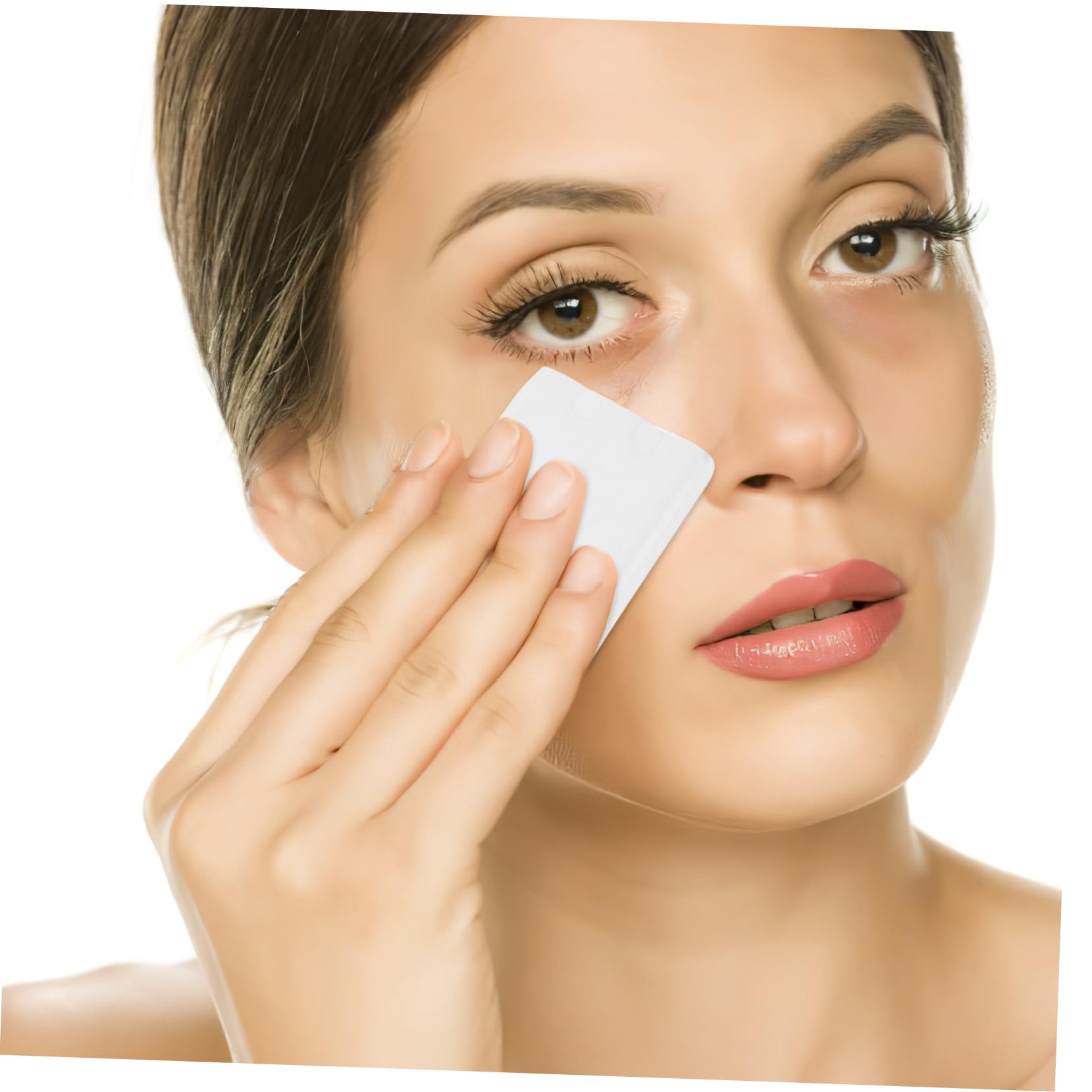 SOESFOUFU Portable Makeup Cotton Pads 100 Sheets Gentle Face Cleansing Makeup Removal