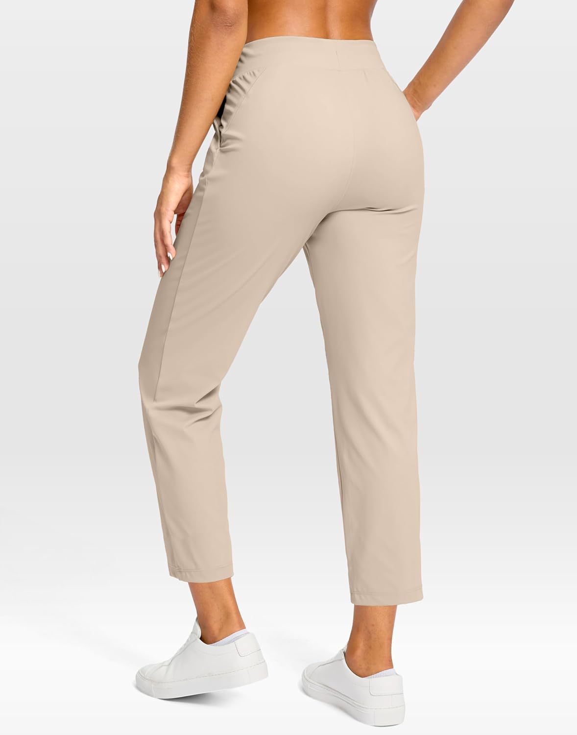 G Gradual Petite Pants for Women 24"/26" Ankle Pants 2 Pockets Stretchy 7/8 Sweatpants for Golf Travel Athletic Casual - Image 4