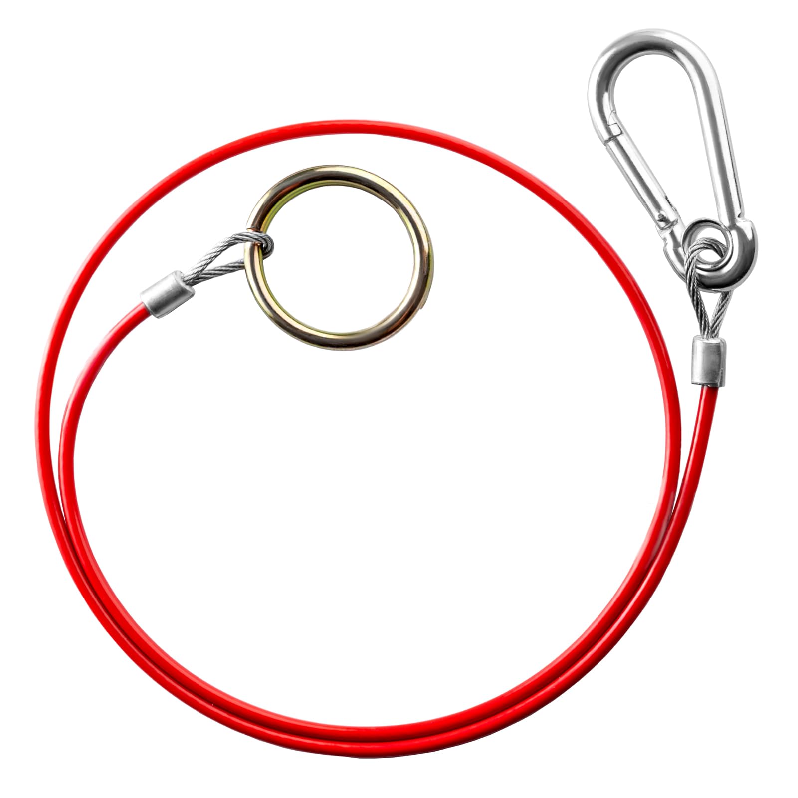 NEW MODEL MAYPOLE MP501B BREAKAWAY CABLE PVC RED 1M x 3MM SAFETY TRAILER CARAVAN CABLE