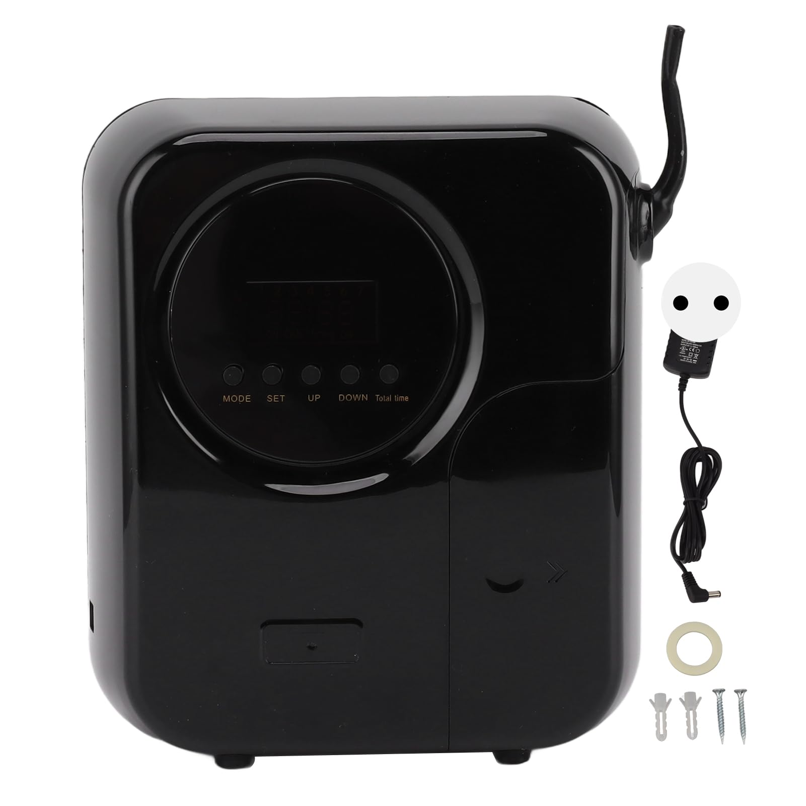 Difusor de aromaterapia Difusor atomizador de aceites Esenciales para Espacios Grandes, hogar, Oficina y Uso Comercial, 100-240 V, Negro, Enchufe del Reino Unido (Enchufe Europeo)