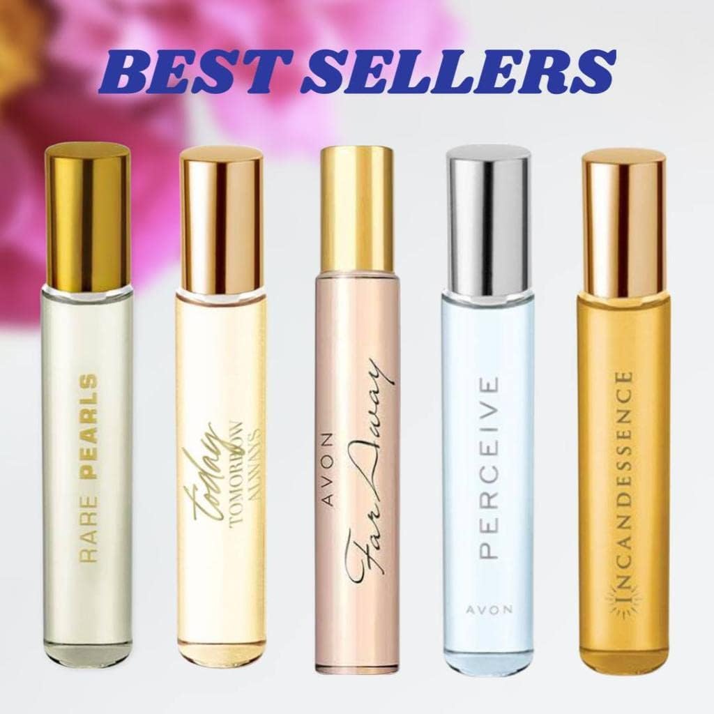 Avon Pocket spray set eau de parfum, floral, long-lasting 5 x 10ml pieces – Lucky Dip.