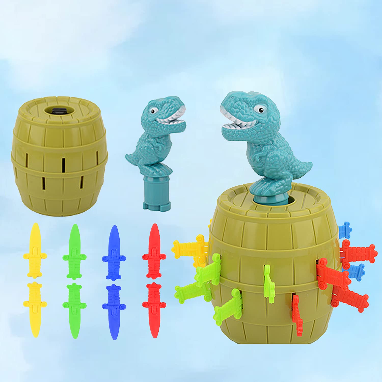 HENGBIRD Pop Up Classic dziecięca gra akcji, pop up, gra dla dzieci w wieku przedszkolnym, rekwizyt do stołu na wino, gra akcji dla dzieci w wieku 4, 5, 6, 7, 8 lat