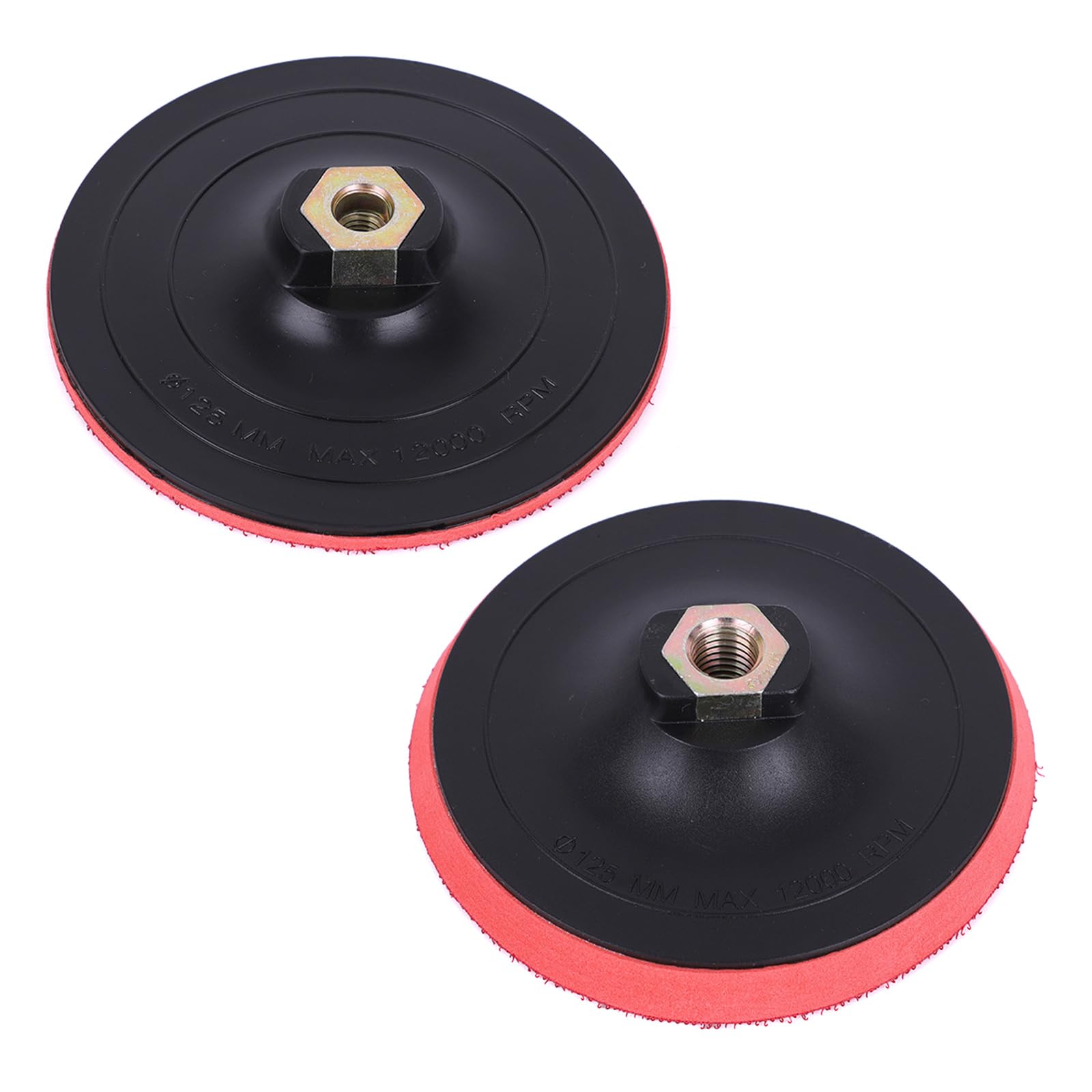 Sodeber 2Pcs Backing Pad Sanding Holder Disc Polishing Backer Plate Adhesive Sanding Disc For Polisher Grinding Tool