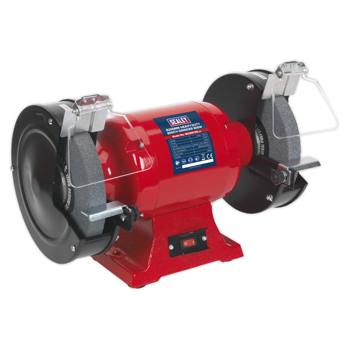 Bg200/99 Bench Grinder 200Mm 600W/230V Heavy-Duty