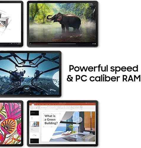 Miniatura 4 de Samsung Galaxy Tab S6 10.5 pulgadas, tableta WiFi de 128 GB, gris montaña, SM-T860NZAAXAR (renovada)