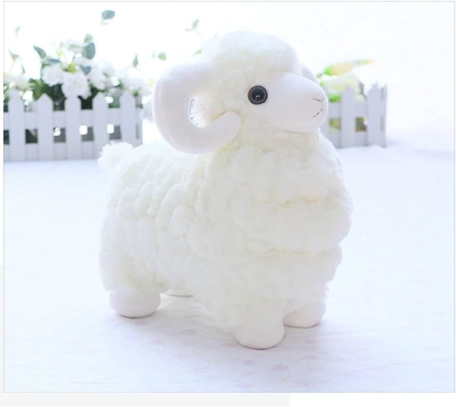 Amazon.co.jp: 抱き枕 羊 ぬいぐるみ ふわふわ 寝具 雑貨 お祝