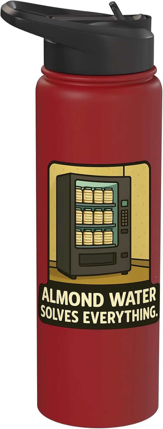 Backrooms Retro Almond Water Stainless Steel Insulated Water Bottle