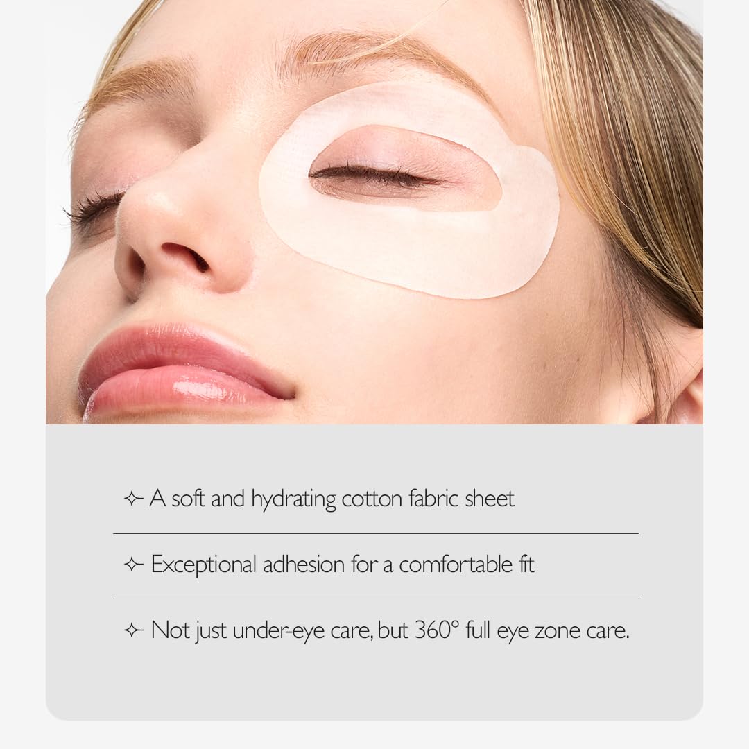 Genabelle PDRN 360° Rejuvenating Eye Mask – Full Eye Area Eye Patches for Hydration, Firming & Elasticity with PDRN & Peptides – Targets Dark Circles, Puffiness & Fine Lines – 3.38 fl oz. - Image 5