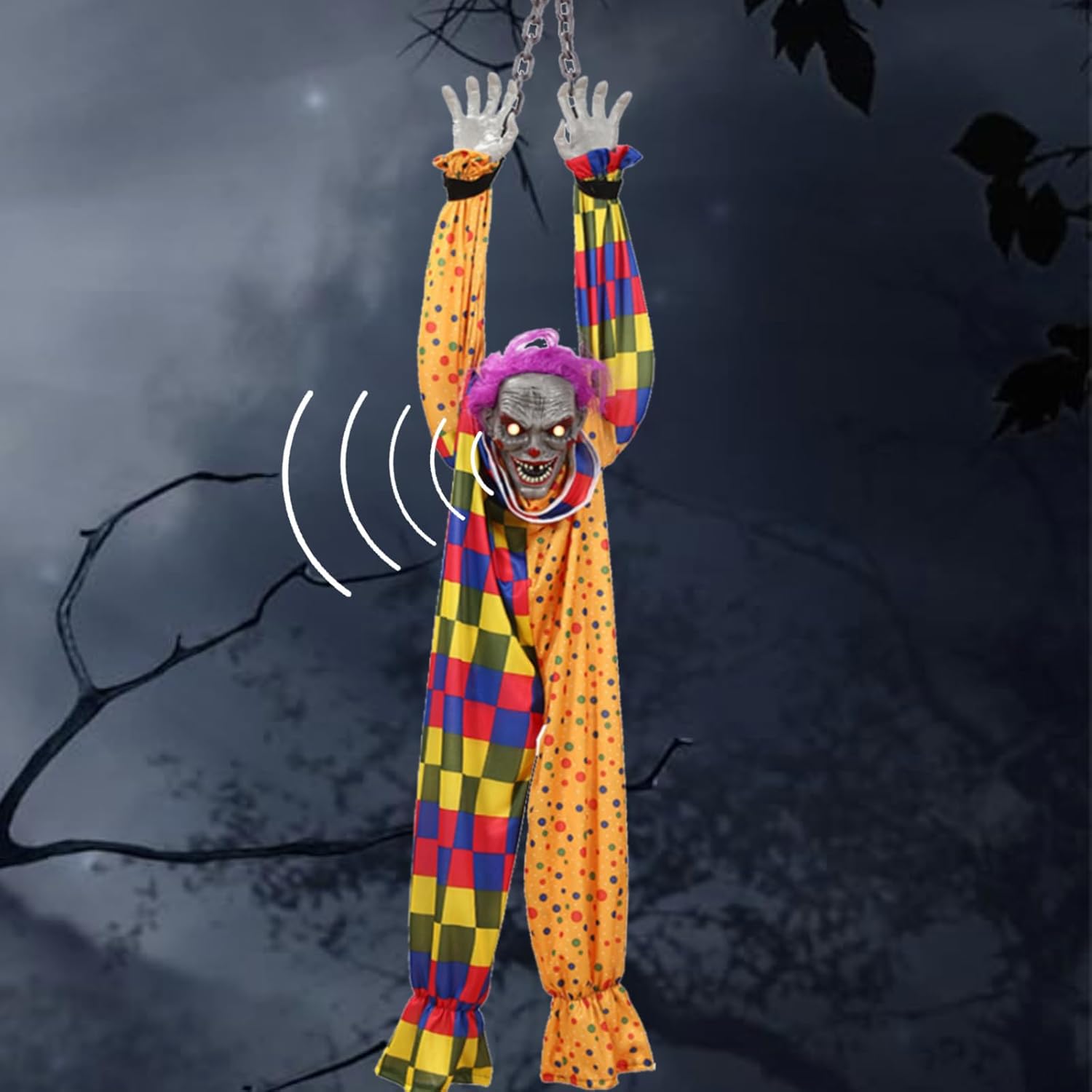 Creepy Animated Halloween Decorations Scary Screaming