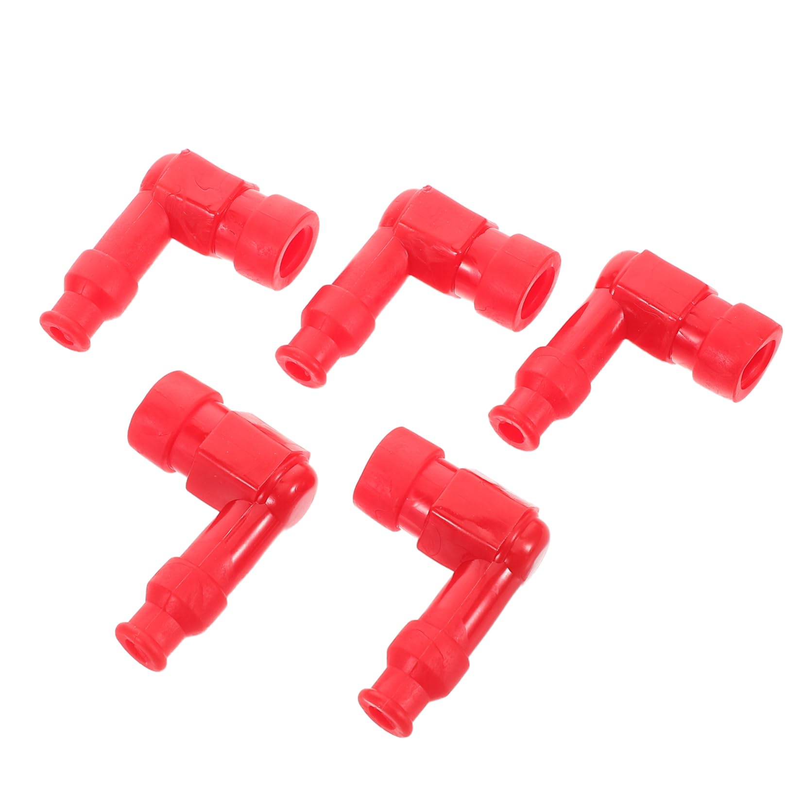 Cabilock 5pcs Spark Plug Caps Covers for Enhanced Performance High Temperature Spark Plug Boots Durable Spare Parts for Tractors and Generators Easy Installation