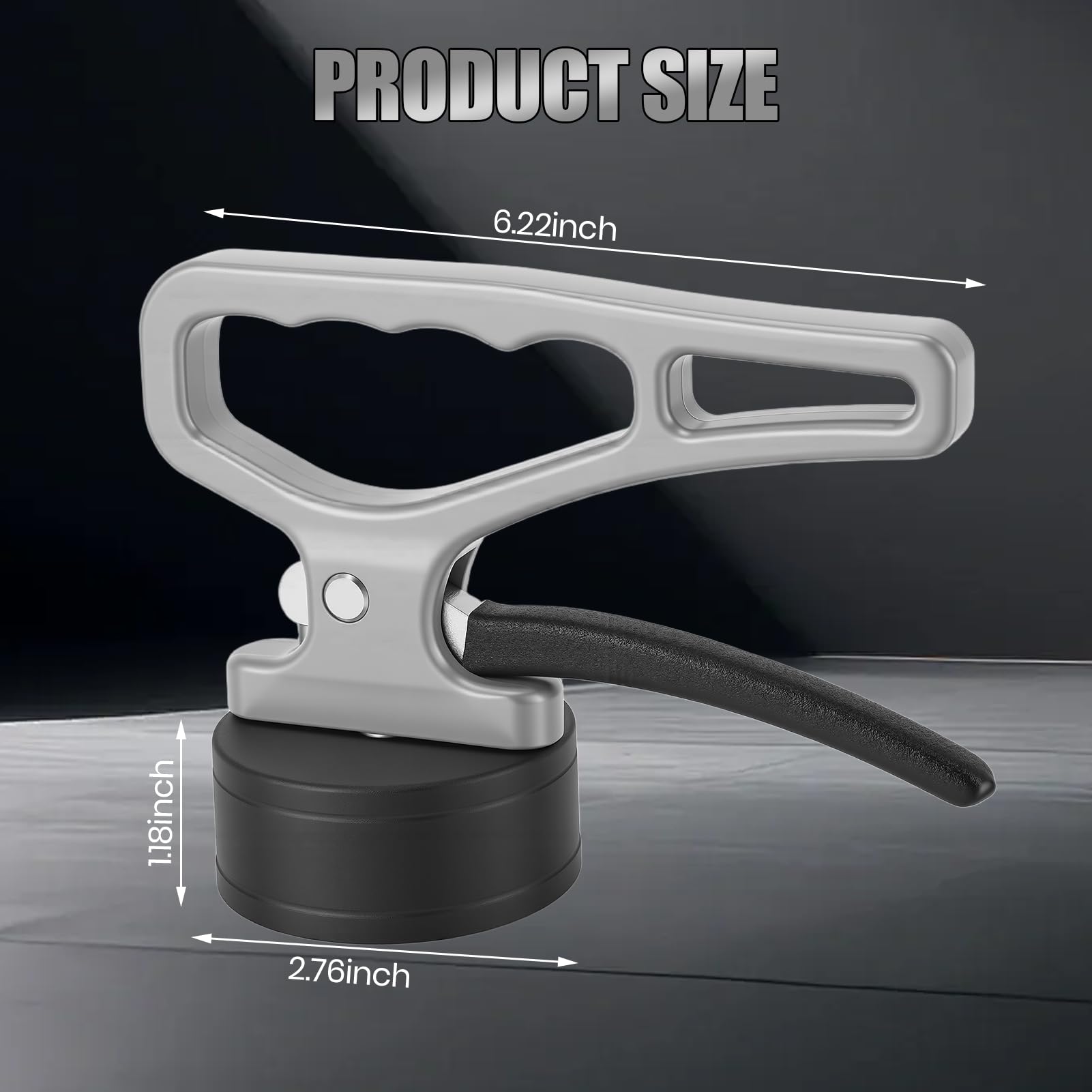 Forte Strumento di Magnetica Manuale, Potente Magnete al Neodimio con Maniglia a Sgancio Rapido, Raccoglitore di Metallo Portatile per Sollevamento di Oggetti Metallici Pesanti (50KG)