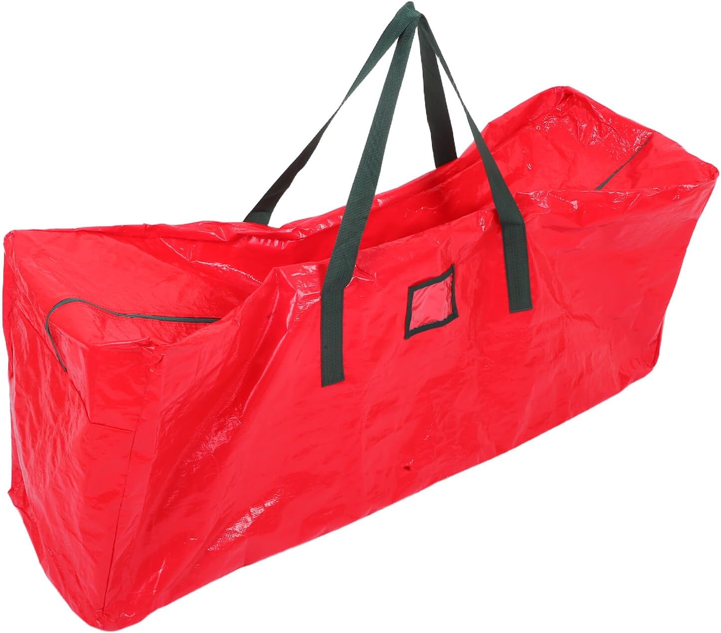 CHILDWEET Christmas Tree Storage Bag Heavy Duty Waterproof Zippered Organizer with Reinforced Handles Large Red Pouch for Artificial Tree Dust Protection and Home Storage