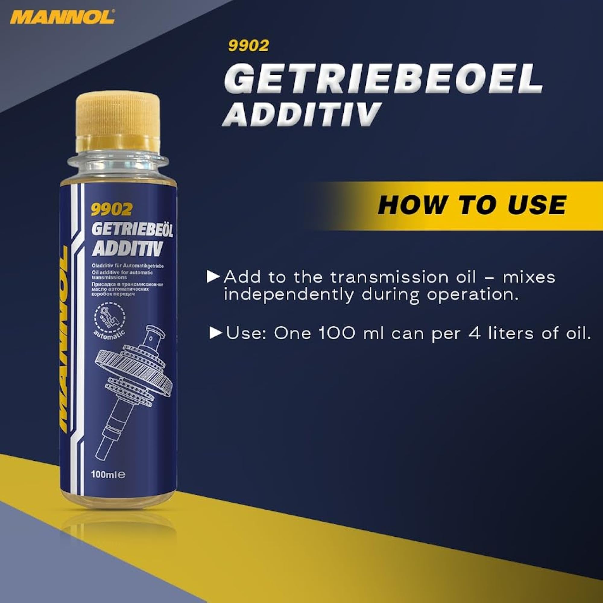 9902 Automatic Gearbox ADDITIVE, 100 ML