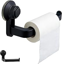 Suction Toilet Roll Holders, Suction Bathroom Accessories | Suction Cup Toilet Roll Holder Wall Mounted, No Drill Toilet Roll Holder Suction, Toilet Paper Holder, for Bathroom and Kitch