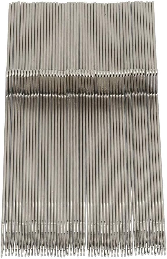 HEEPDD Knitting Machine Needles, 50pcs Steel Needle Set for Fabric Sewing and DIY Craft Projects, Compatible with KH868 KH821 KH831 KH851 for Knitters and Home Crafters