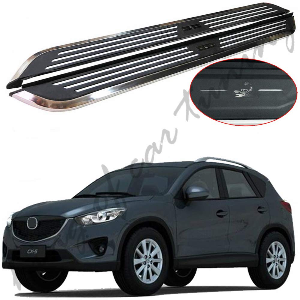 Buy king of car tuning Stainless Steel Running Boards Side Steps Nerf