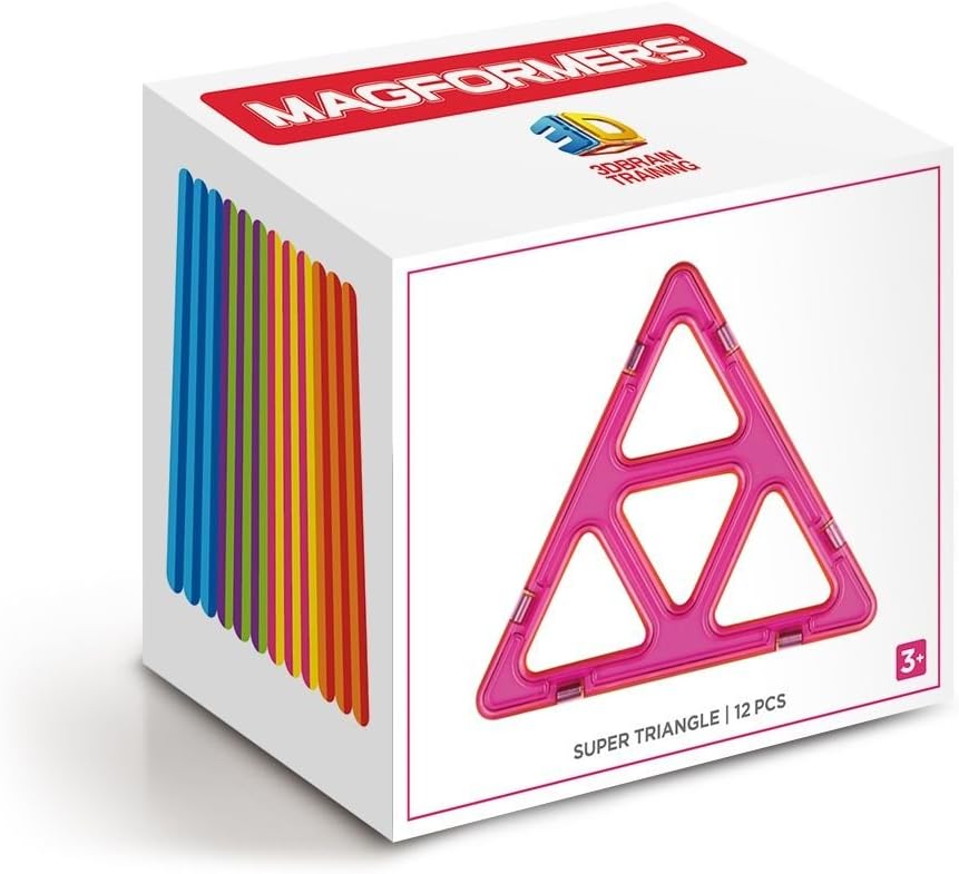 Magformers 713016 Super Triangles (Extra Large Pieces). Four Times The