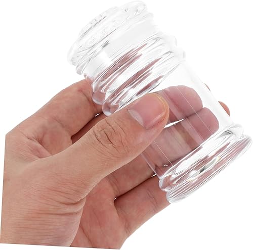 Miniatura 4 de OUNONA 2 tarros portátiles de viaje para especias, elegantes recipientes de condimentos de cristal recargables para cocina, comedor al aire libre y