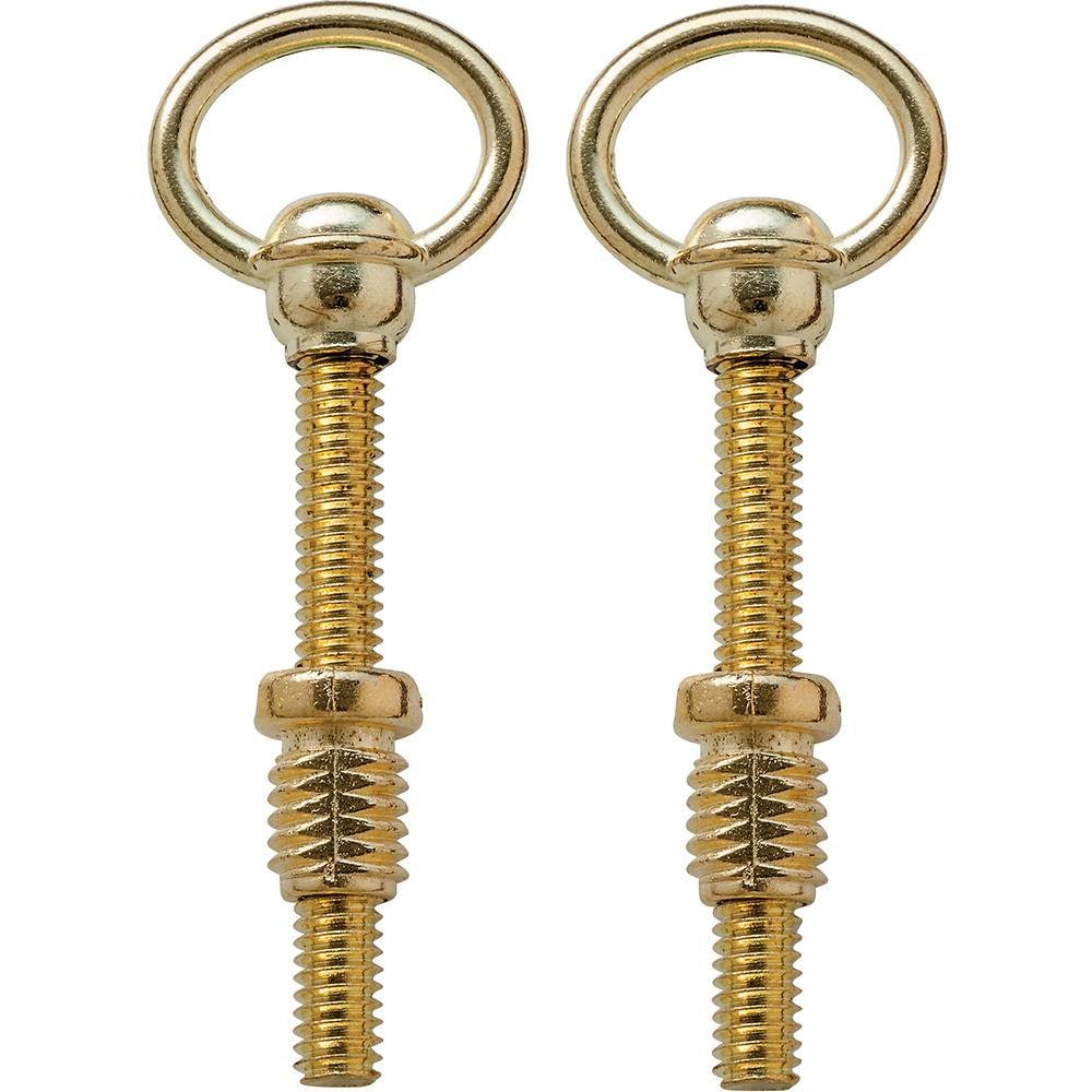 Swivel Mirror Screws - Polished Brass (Pair)