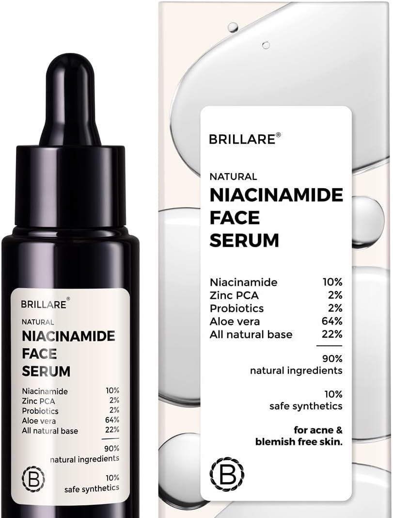 BRILLARE 10% Niacinamide Serum for Smooth, Glowing Skin 30 ml
