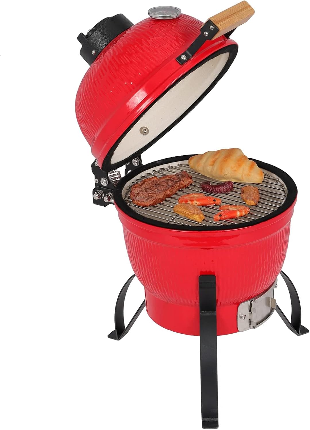 ROVSUN 13-Inch Portable Kamado Grill Review: Best Small Charcoal BBQ for Backyard Patios
