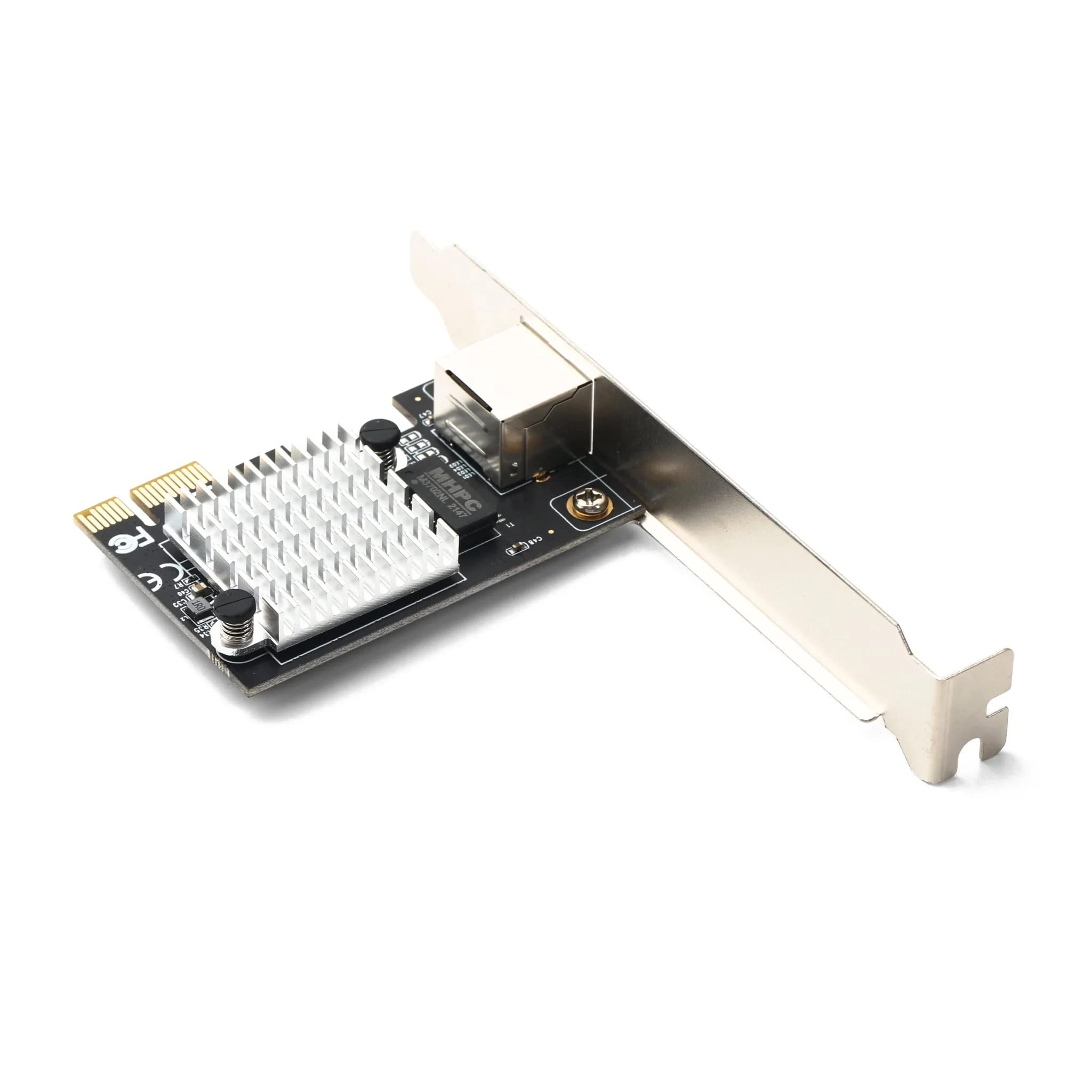 PCIe to 2.5G Ethernet Adapter – Realtek RTL8125B Chipset, RJ45 LAN, PXE Support, Low Profile Bracket, Compatible with CasaOS/Windows/Linux/macOS