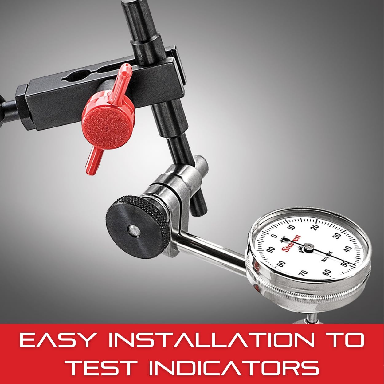 Starrett Snug Assembly with Full-Sized Surface Gage Post Hole