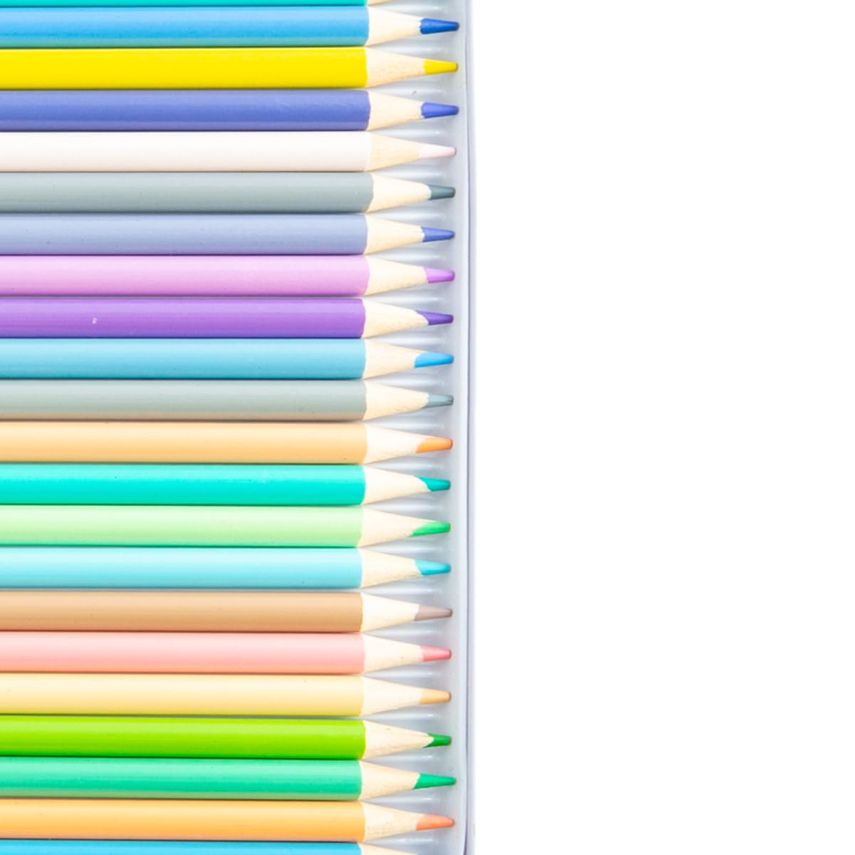 Astuccio con matite colorate - pennarelli - colori a cera