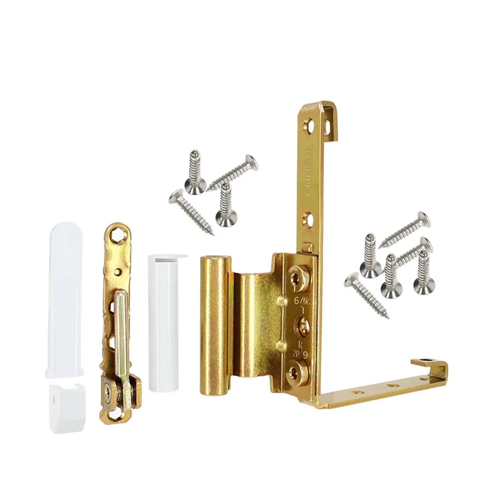 Ghhzml 17Mm Cupboard Door Hinge Plastic Steel Casement Window Door Hinge Balcony Inside And Outside Sliding Corner Accessories(17Mm)