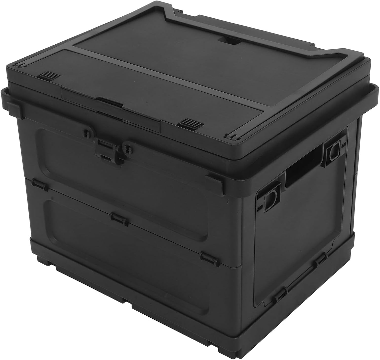 Foldable Camping Storage Box with Handle Multifunctional Car Trunk Organizer Portable Collapsible Outdoor Storage Container for Travel and Suv Camping