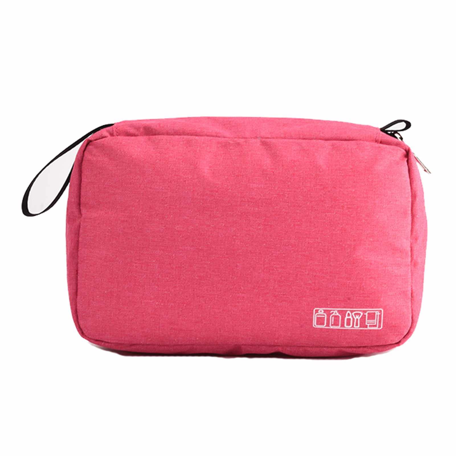 LiFDTC Makeup Bag with Hook, Travel Makeup Train Case Makeup Cosmetic Case Organizer Portable Artist Storage Bag for Toiletry Jewelry Travel