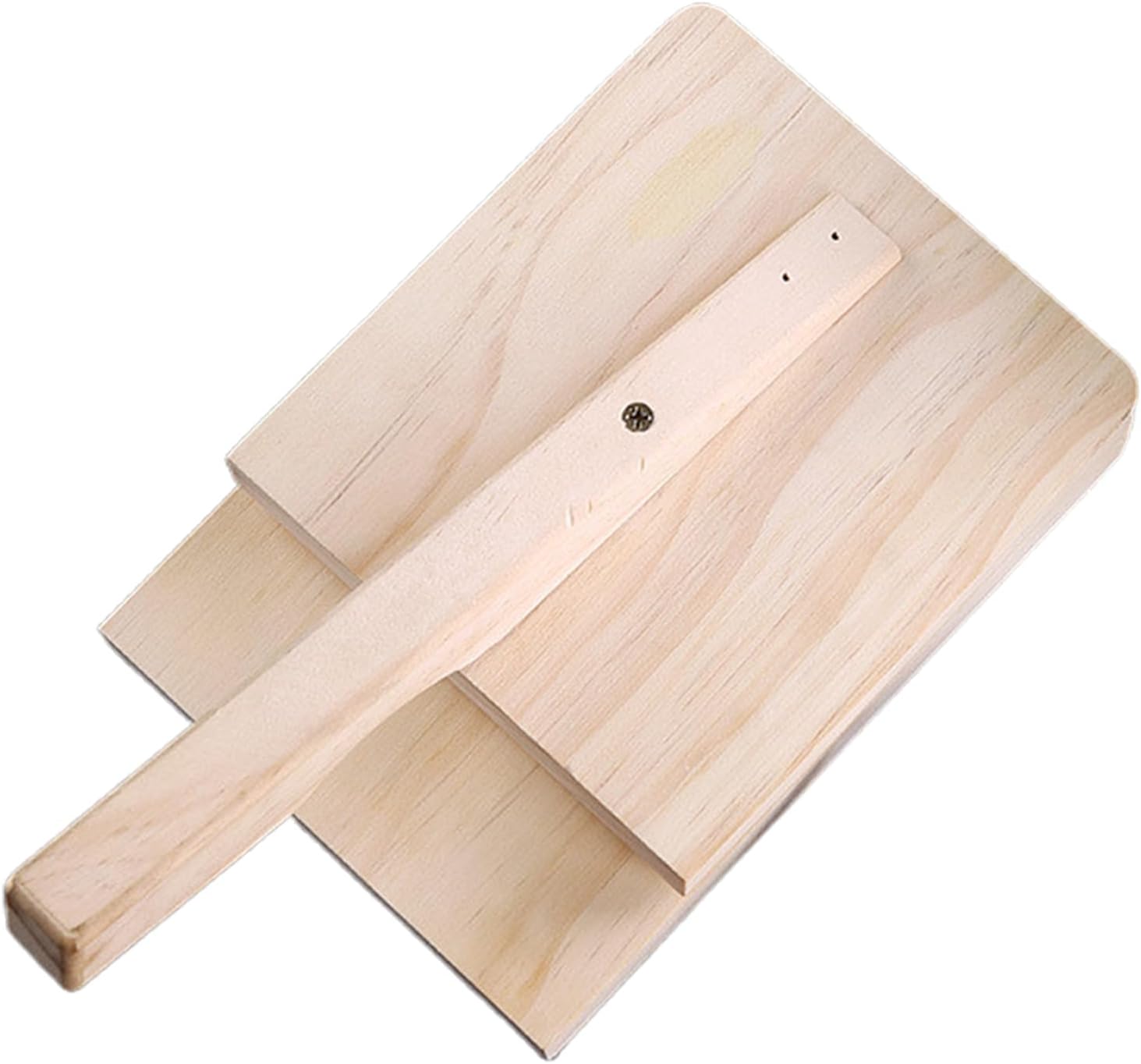 Dumpling Wrapper Maker - Wooden Press Tool | Kitchen Mold for Preparing Wontons Creating Ravioli Crafting Pasta Holiday Meals Home