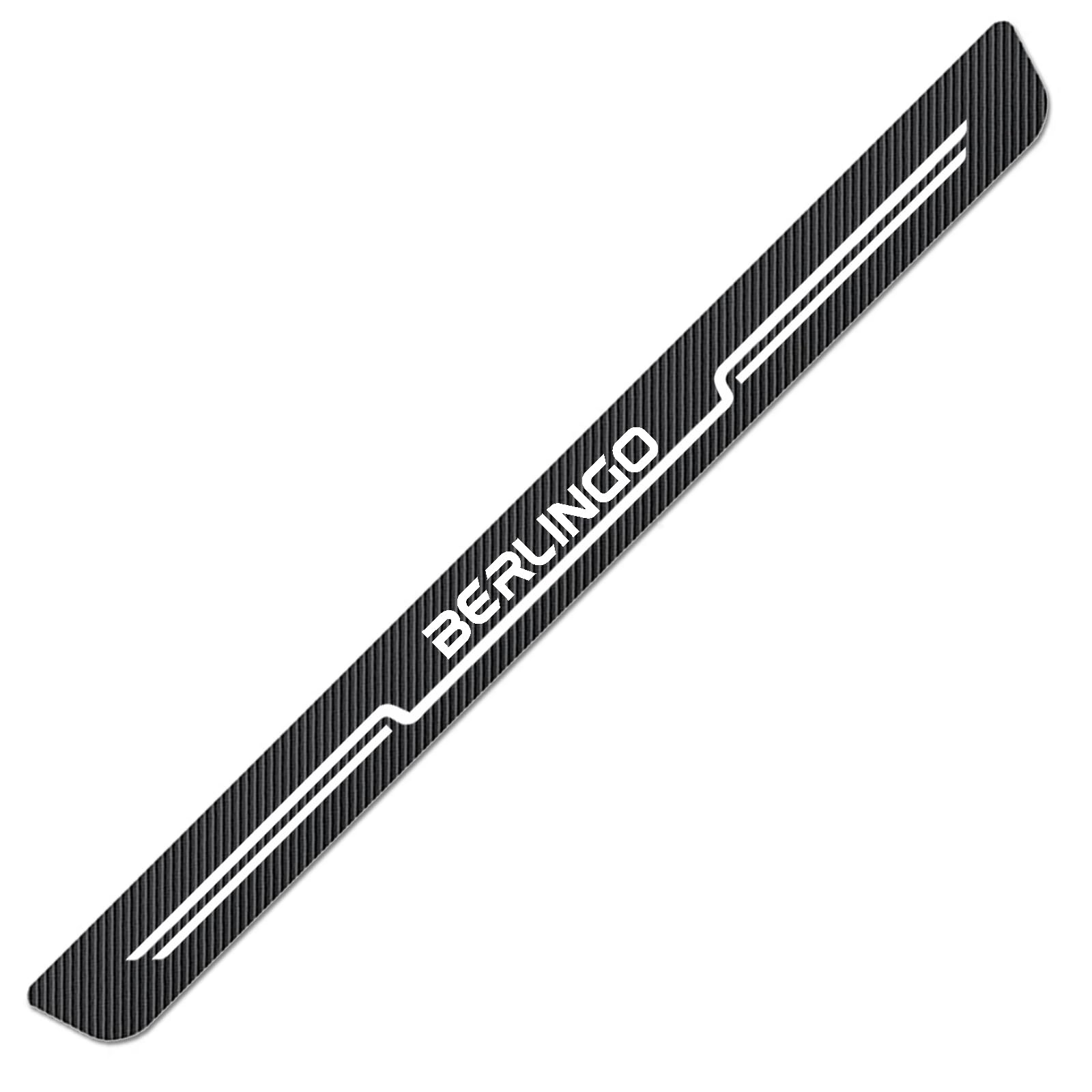 WXH97F Car Carbon Fiber Rear Bumper Protector Strip for Citroen Berlingo