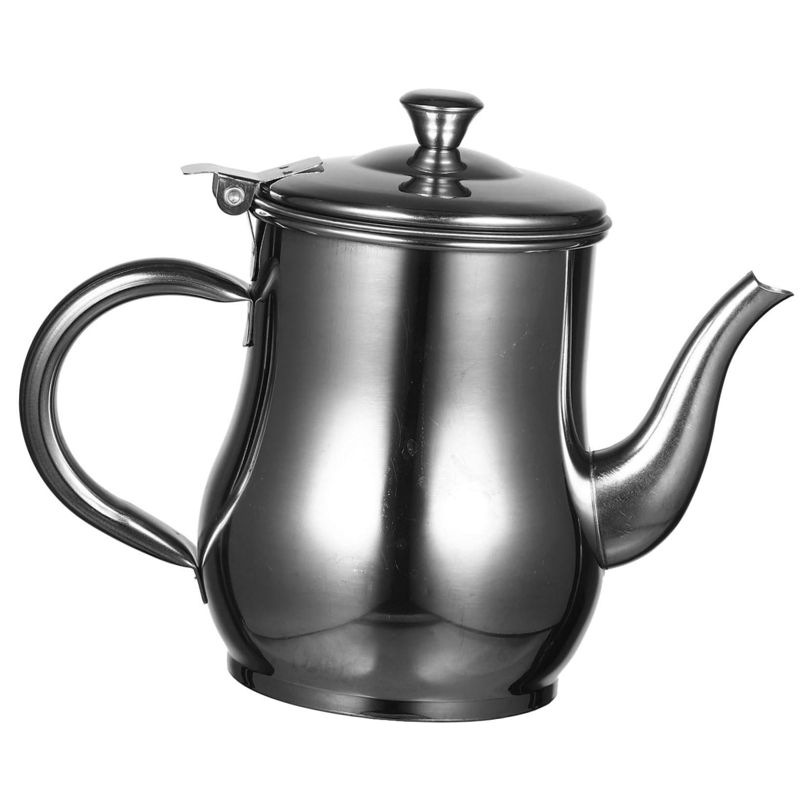 BESTonZON Stainless Steel Oil Container with Strainer Versatile Oil Pot for Kitchen Cooking Flask Capacity