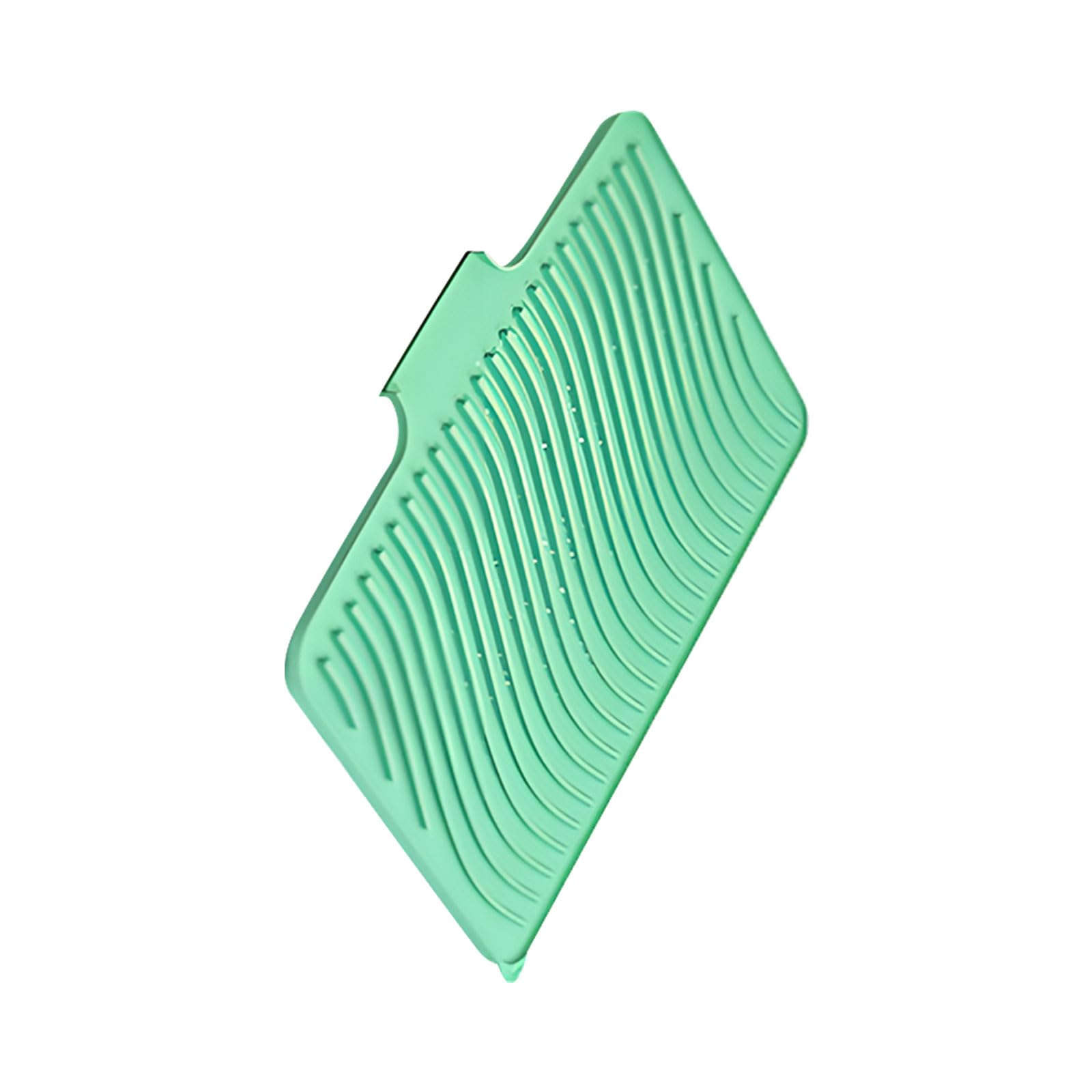 Limtula Flexible Food Grade Silicone Drain Board for Dishes Drying 30.5x40.5cm Kitchen Utensil Dryer