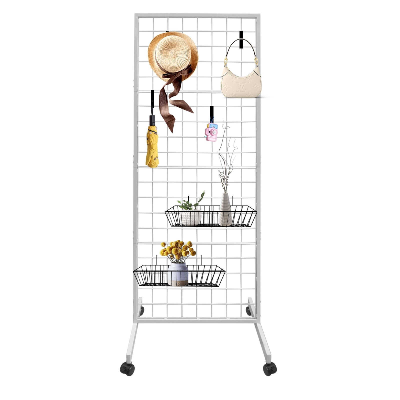 Snapklik.com : 7RiversART Gridwall Panel Display Stand 2 X 5.5 Ft Heavy ...
