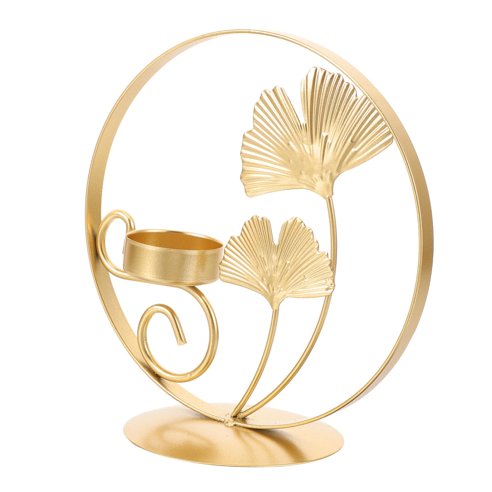 GRIRIW Leaf Candlestick Vintage Decor Taper Candle Holders Taper Candles Candlesticks Wedding Decorations Ornament Table Decor Plant Decor Iron Sculpture Christmas