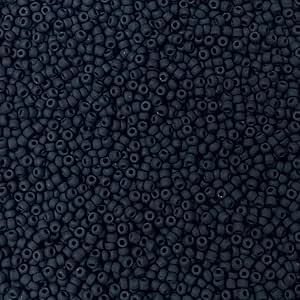 Amazon.com: Bala&Fillic Frosted Black Color 3mm Seed Beads About ...