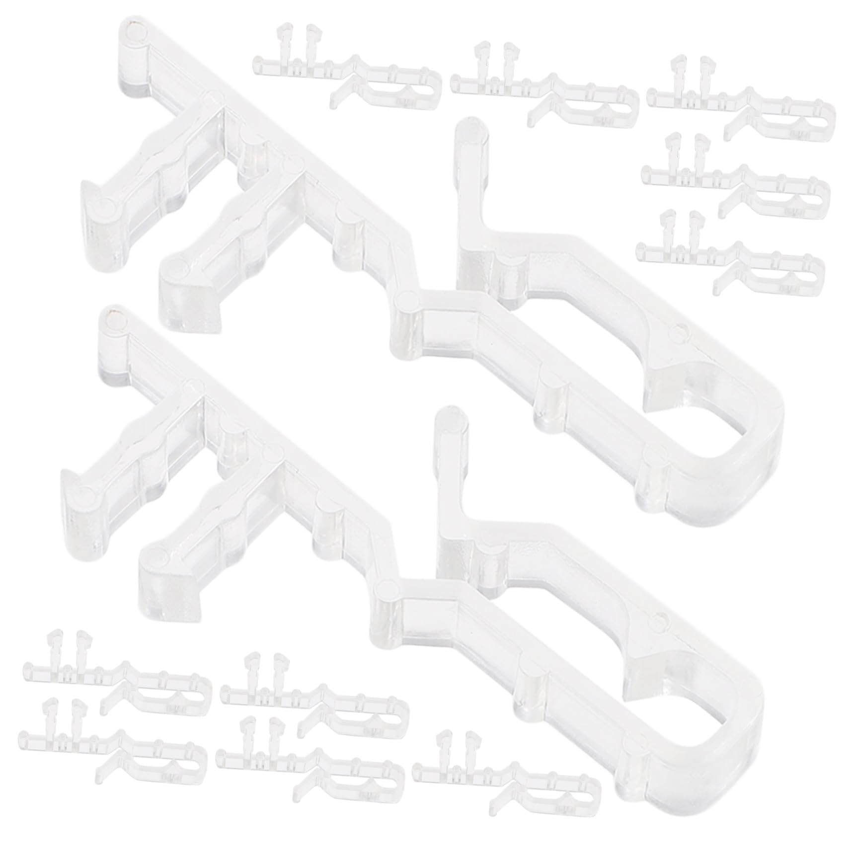 Clips transparentes para cortinas ideales para fijar visillos de forma invisible