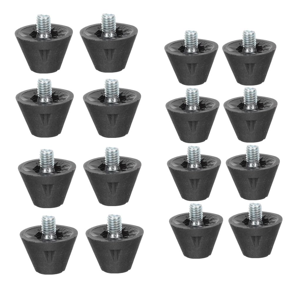 16 x tacchetti da calcio da 13 mm e 16 mm di ricambio per scarpe sportive con testa in metallo, scarpe sportive con punte