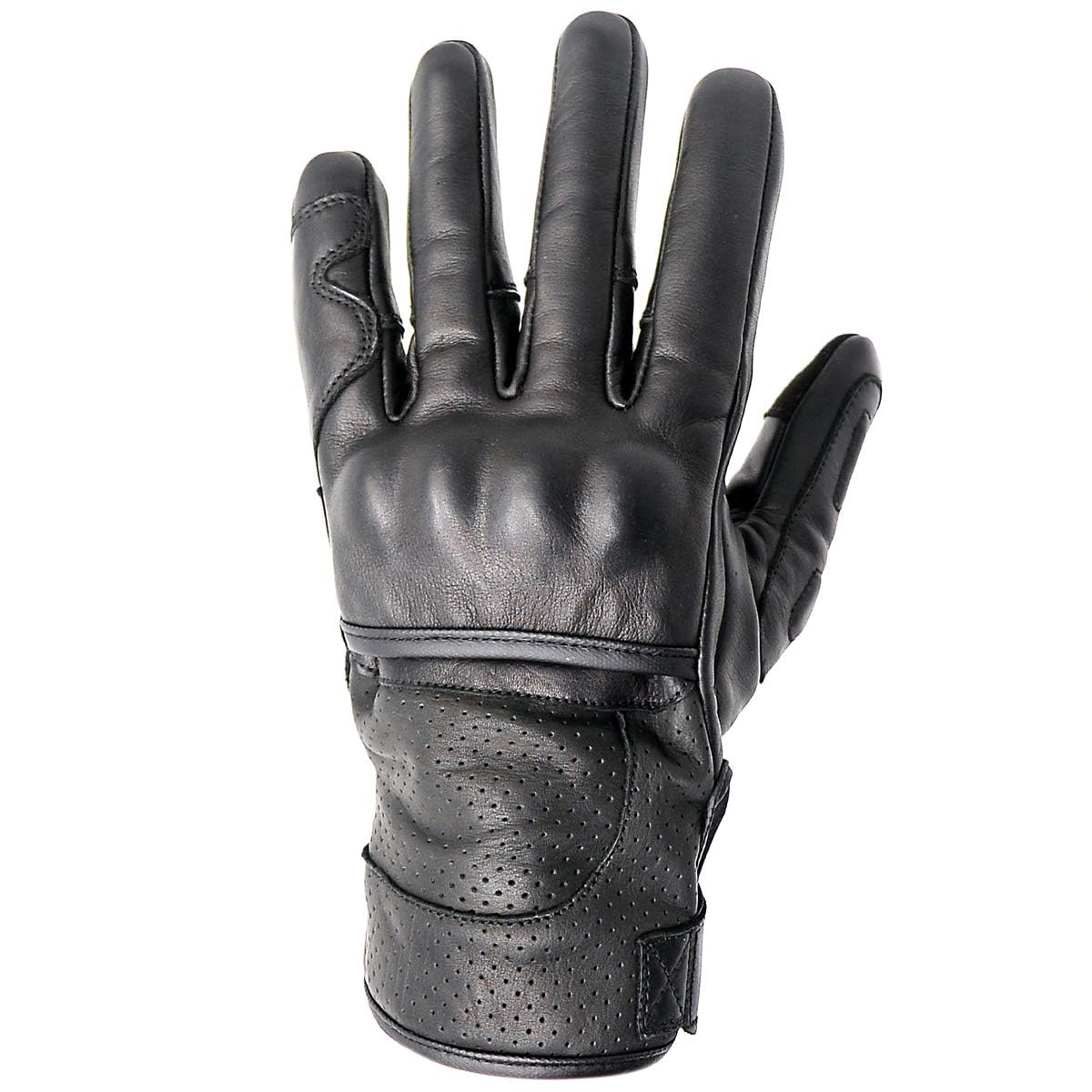 Gants de moto en cuir de qualité supérieure pour écran tactile - Gants de course pour homme